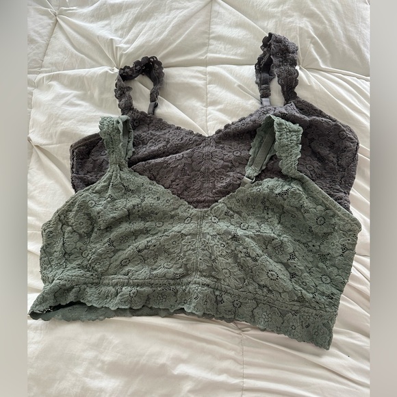 aerie Other - TWO AERIE LACE BRALETTE XXL